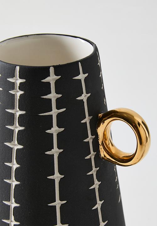 Urchin Art - Pinnacle Vase - Black