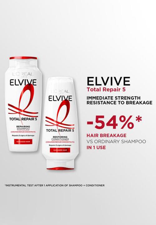 L'Oreal Paris - Elvive Total Repair 5 Shampoo - 400ml