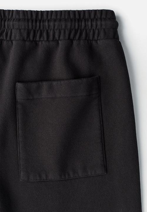 H&M - Lotto H&M: Regular fit sweatshorts - black/lotto
