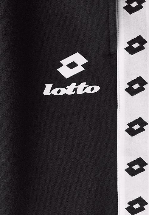 H&M - Lotto H&M: Regular fit sweatshorts - black/lotto