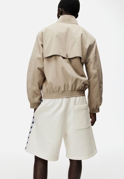 H&M - Lotto H&M: Regular fit sweatshorts - white/lotto