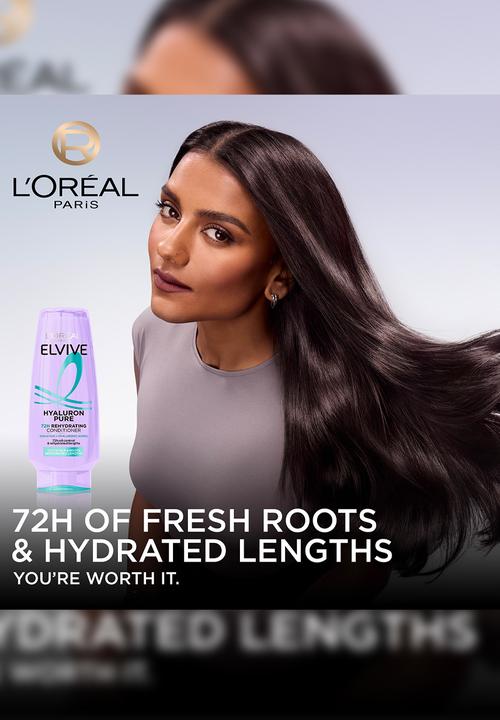 L'Oreal Paris - Elvive Hydra Pure 72H Rehydrating Conditioner - 300ml