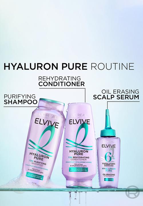 L'Oreal Paris - Elvive Hydra Pure 72H Rehydrating Conditioner - 300ml