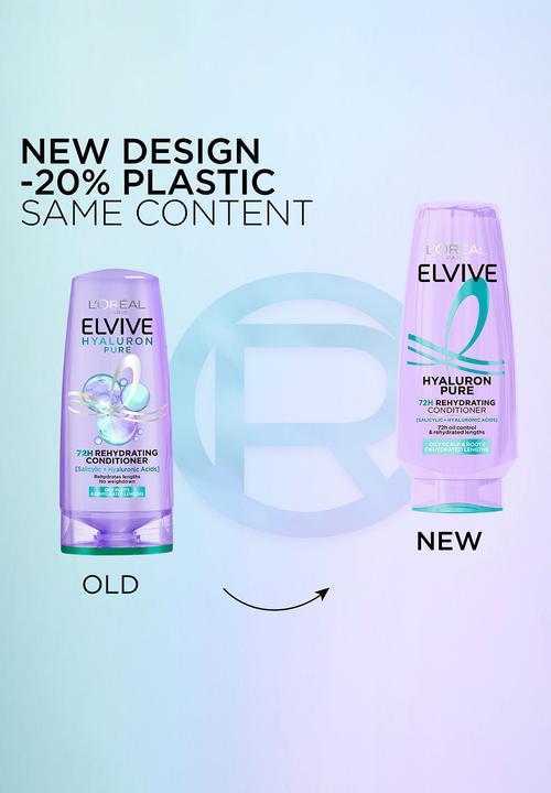 L'Oreal Paris - Elvive Hydra Pure 72H Rehydrating Conditioner - 300ml