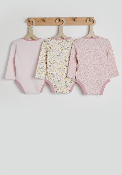 Pop Candy - 3 pack bodysuit - pink/multi