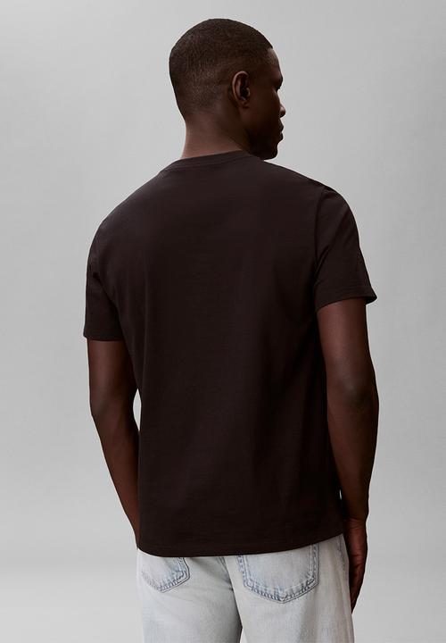 Calvin Klein - Ss 30S Micro Monologo Graphic Tee - Black