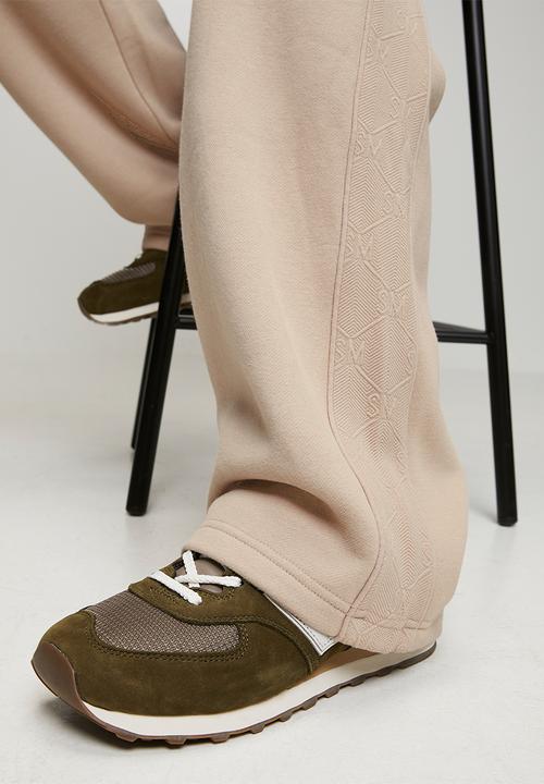 Steve Madden - Mens Ezra Embossed Jogger - Neutral/ Stone