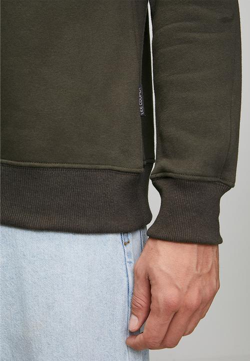 Lee Cooper - TIMOTHEE Sweatshirt  - Charcoal Brown