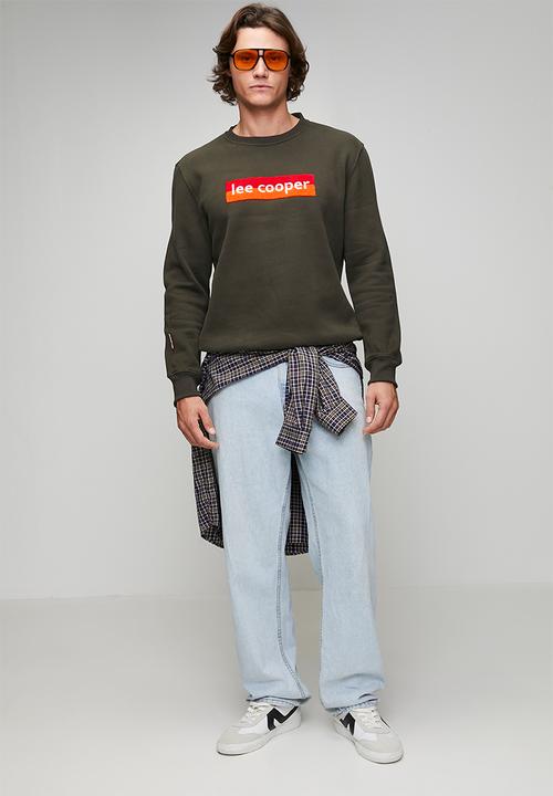 Lee Cooper - TIMOTHEE Sweatshirt  - Charcoal Brown