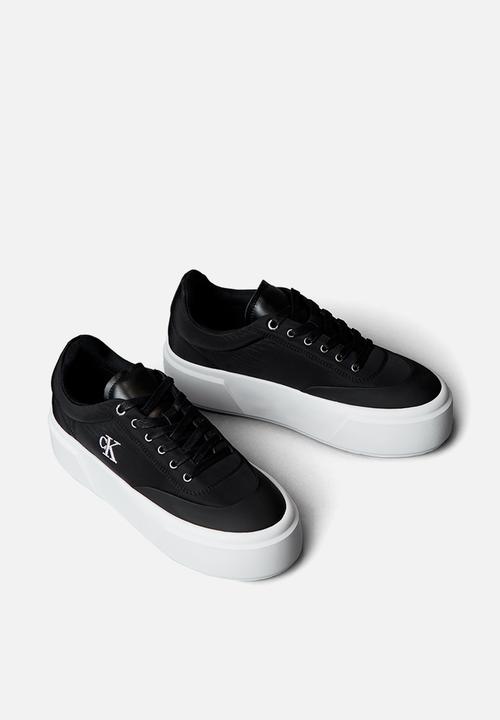 Calvin Klein - Flatform Lace Up - Black/Bright White