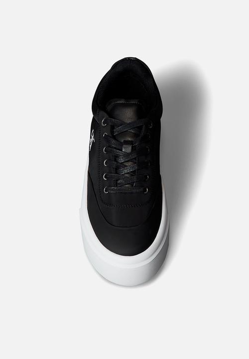 Calvin Klein - Flatform Lace Up - Black/Bright White