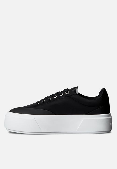 Calvin Klein - Flatform Lace Up - Black/Bright White