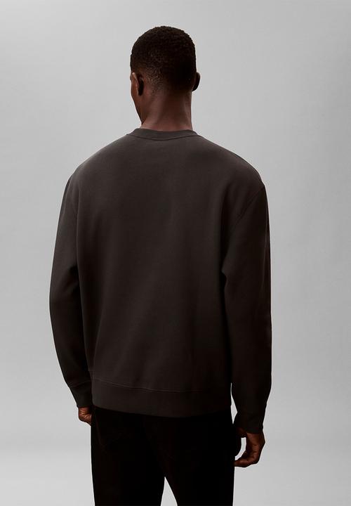 Calvin Klein - Ls 350Fleece Ck Circle Graphic Crewneck - Pirate Black