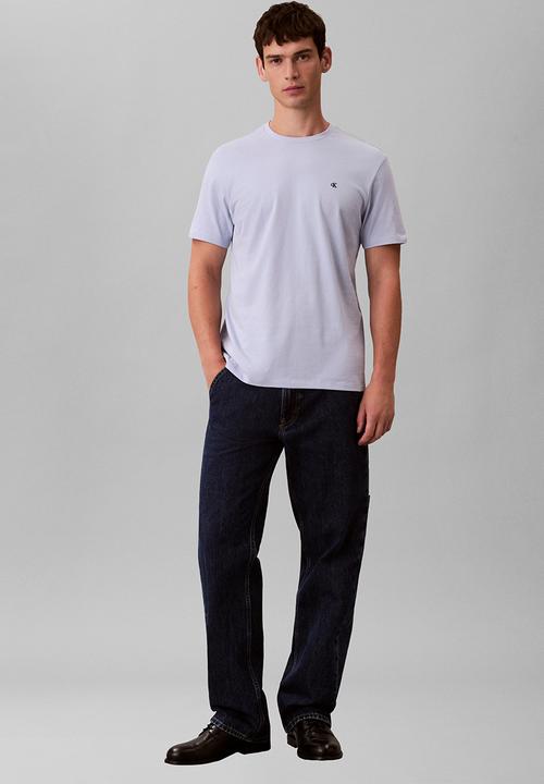 Calvin Klein - Ss Classic Monogram Tee - Casual Blue
