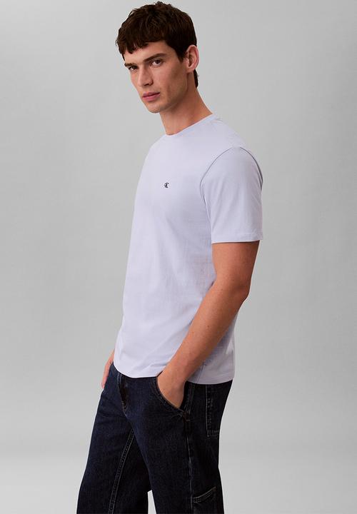 Calvin Klein - Ss Classic Monogram Tee - Casual Blue