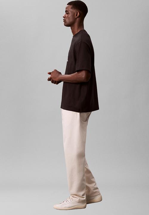 Calvin Klein - Tricolor Monologo Graphic Tee - Black