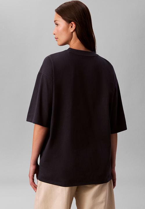 Calvin Klein - Ss oversize ck ny tee - inkwell