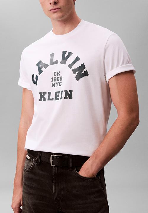 Calvin Klein - Calvin College Graphic Tee - Brilliant White