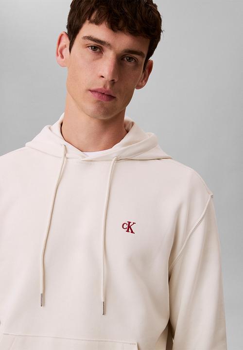 Calvin Klein - Ls 350Terry Eu Monogram Hoodie - Tofu