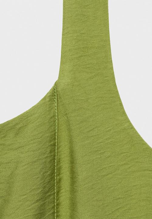 MANGO - Dress Roberts - Green