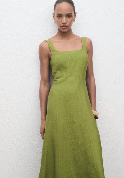 MANGO - Dress Roberts - Green