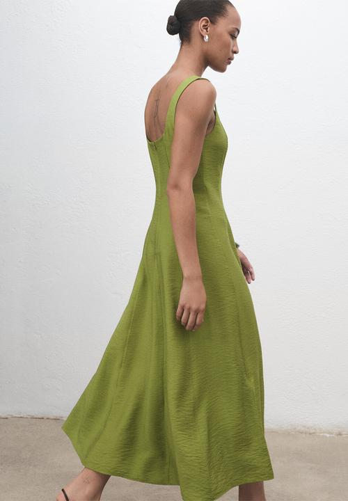 MANGO - Dress Roberts - Green