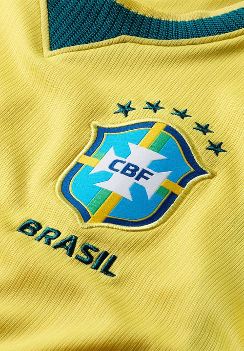 Nike - Brazil Youth Nike Home Stadium Jersey