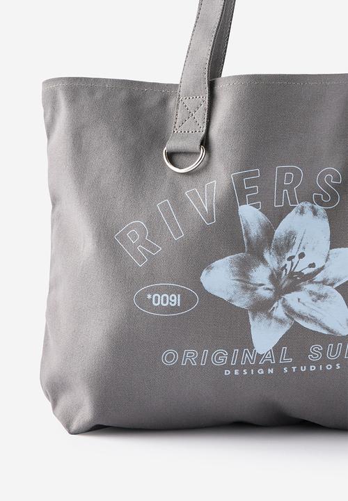 Rubi - Parker tote bag - washed charcoal