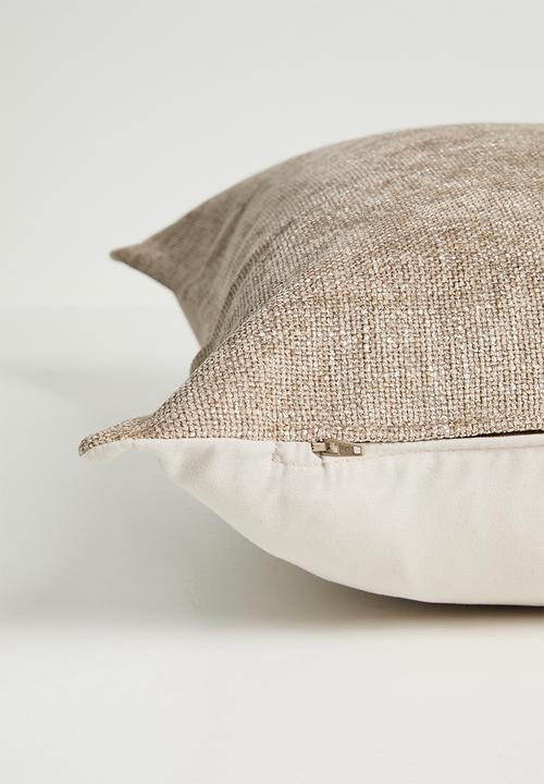 Grey Gardens - Cushion Cover - Plain Beige 