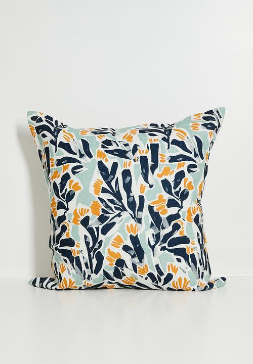 Cushion Cover - Blue Poppy 