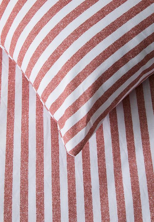 Sixth Floor - Cotton Blend Duvet Cover - Clement Stripe