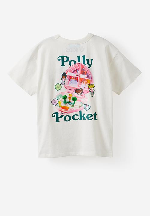 Cotton On - License Drop Shoulder Short Sleeve Tee - Lcn Mat Polly Pocket/Vanilla