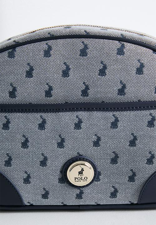POLO - Jacquard sling bag - blue