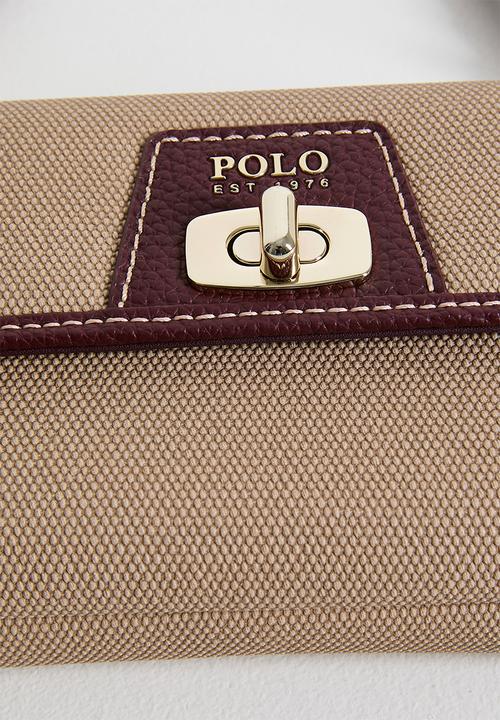 POLO - Cabana phone sling - beige