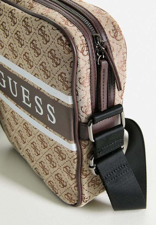 GUESS - Represent crossbody - brown logo