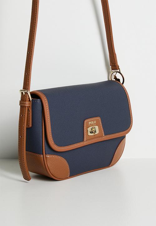 POLO - Cabana flapover sling bag - blue