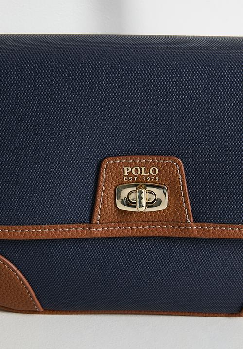 POLO - Cabana flapover sling bag - blue