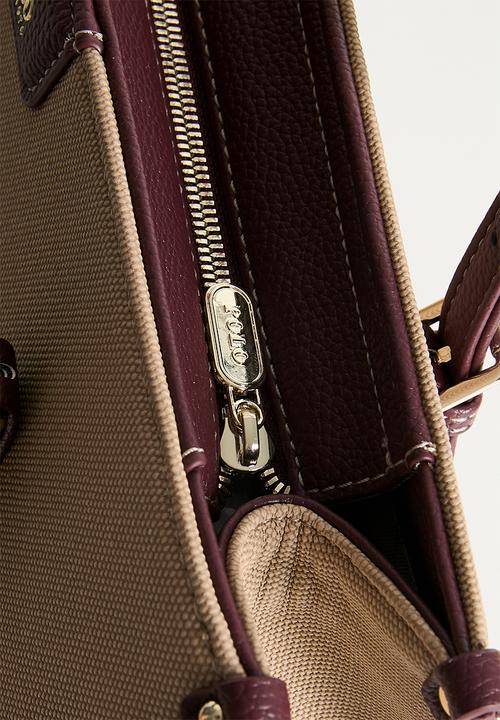 POLO - Cabana book tote - beige