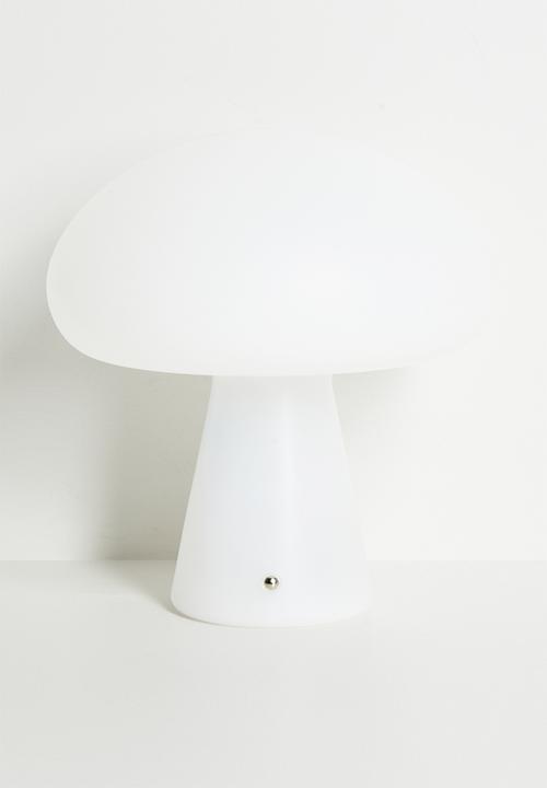 Pop Candy - Convex mushroom night light - white