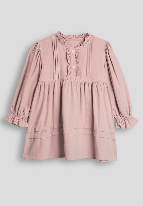 Pop Candy - Pintucked smock dress - pink