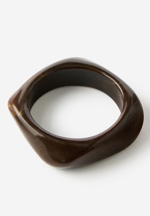 Rubi - Single bracelet - chocolate swirl bangle