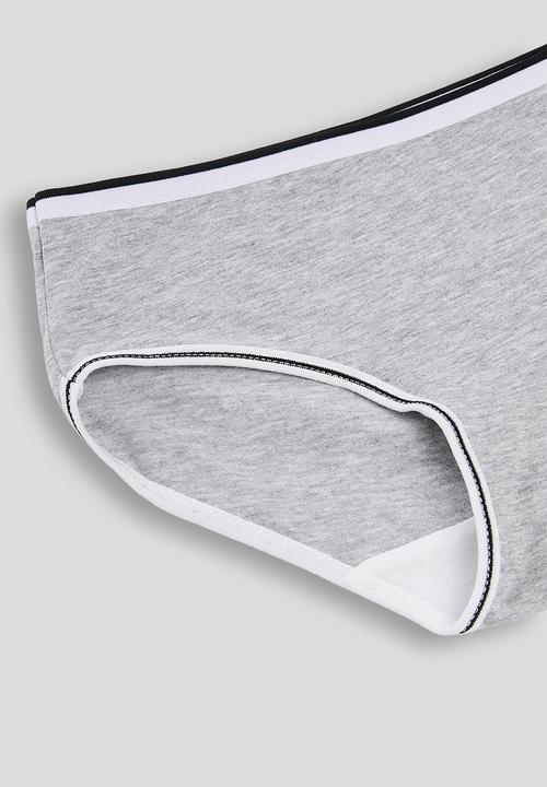 Pop Candy - Cami bra with full briefs - platinum grey