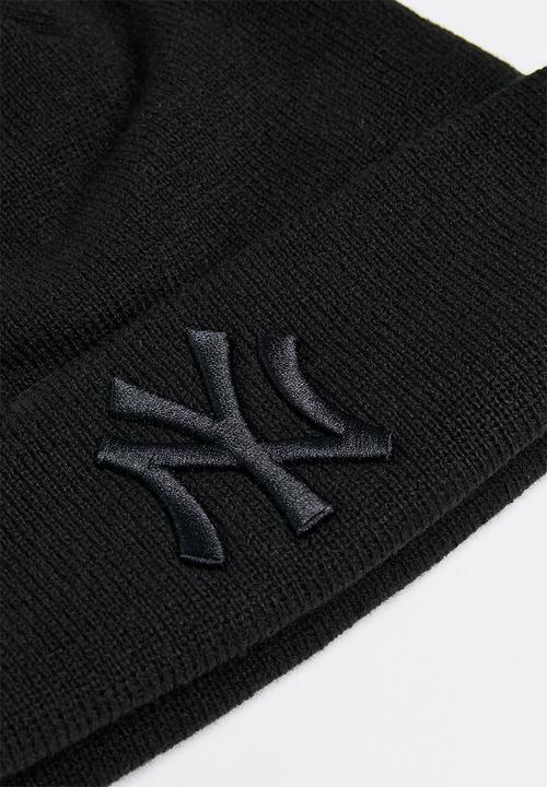 New Era - Mlb Essential Cuff Beanie New York Yankees - Black