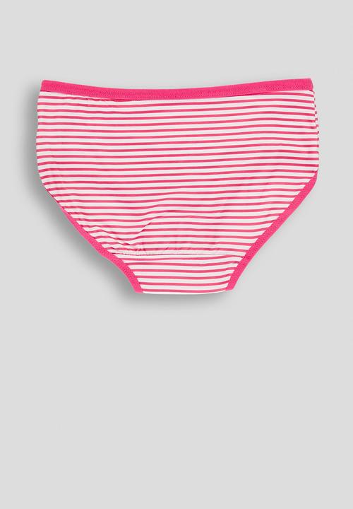 Pop Candy - 2 pack full briefs - pink stripes/heart aop