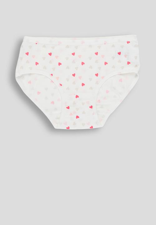 Pop Candy - 2 pack full briefs - pink stripes/heart aop