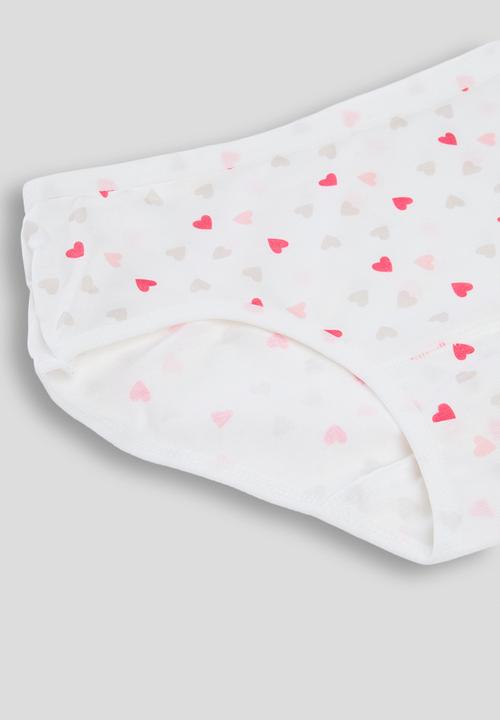 Pop Candy - 2 pack full briefs - pink stripes/heart aop