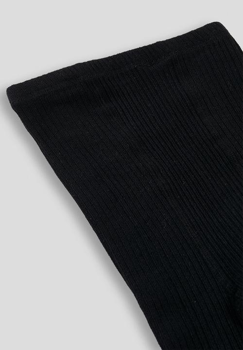 Pop Candy - Ribbed stockings - black