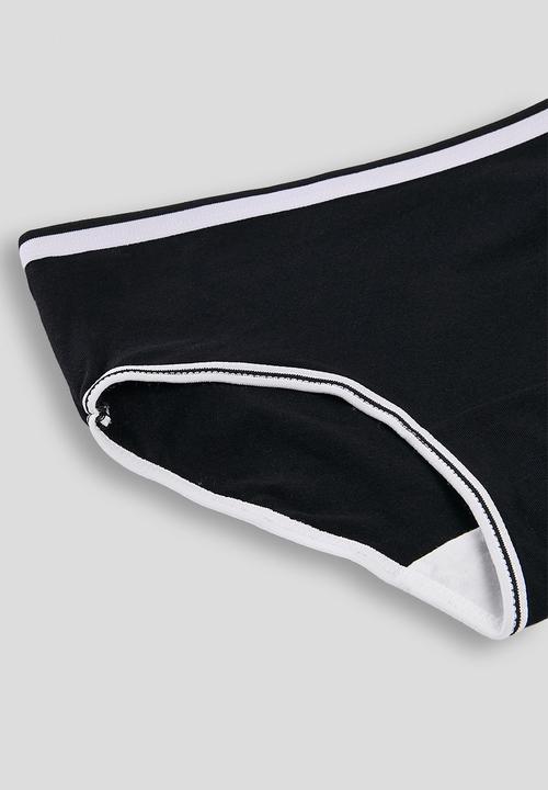 Pop Candy - Cami bra with full briefs - black
