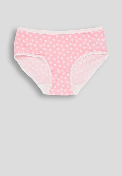 Pop Candy - 2 pack full briefs - light blue stripes/heart aop