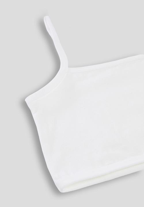 Pop Candy - 2 Pack training bra - white/black